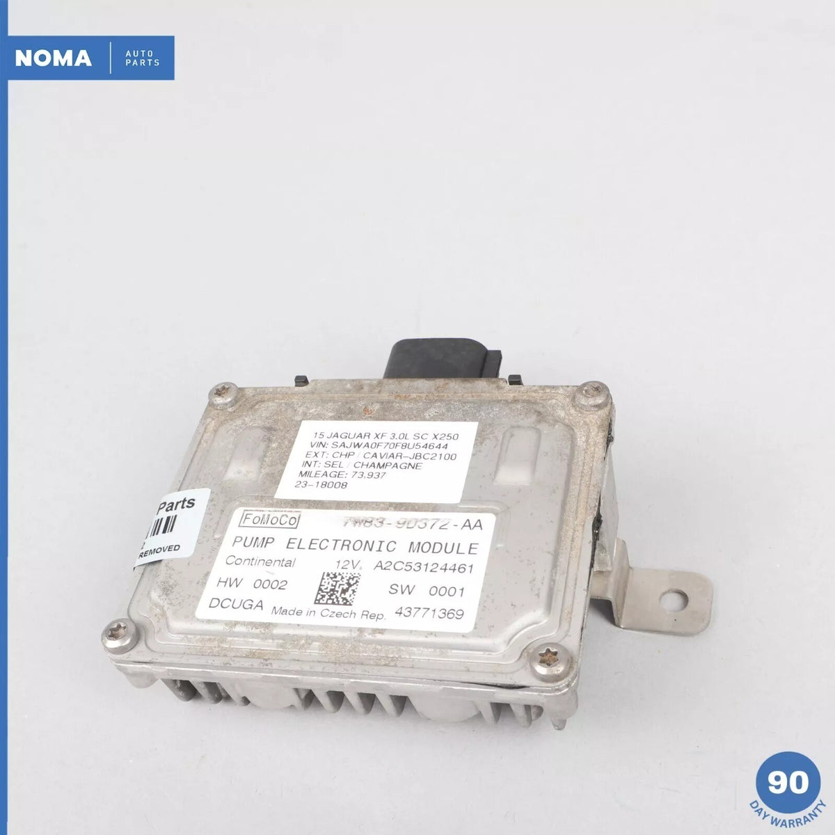 07-24 Jaguar X250 XF XK F-Type Gas Fuel Pump Control Module 7W839D372AA OEM - photo 4