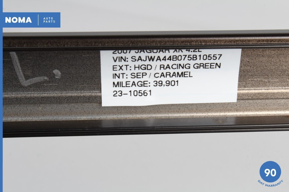 07- 15 Jaguar XK XKR X150 Front Left A Pillar Exterior Molding Weatherstrip OEM - photo 16