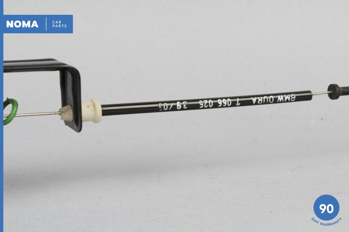 04-10 BMW 530i E60 E61 Fuel Gas Gasoline Door Filler Flap Actuator w/ Cable OEM - photo 3