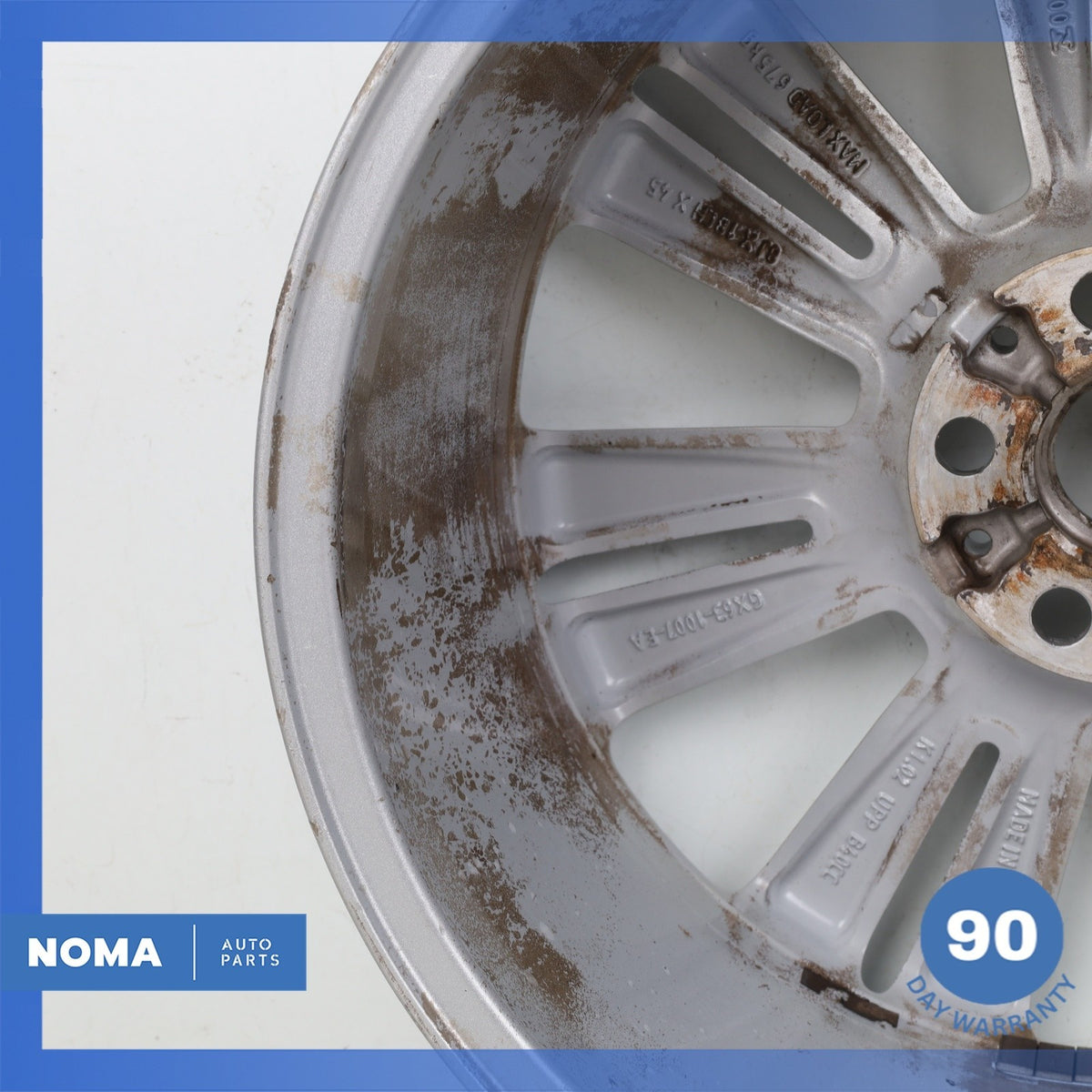 16-23 Jaguar X260 XF XE Chalice 9.5 x R18 18" Wheel Rim Silver T2H4952 OEM - photo 18