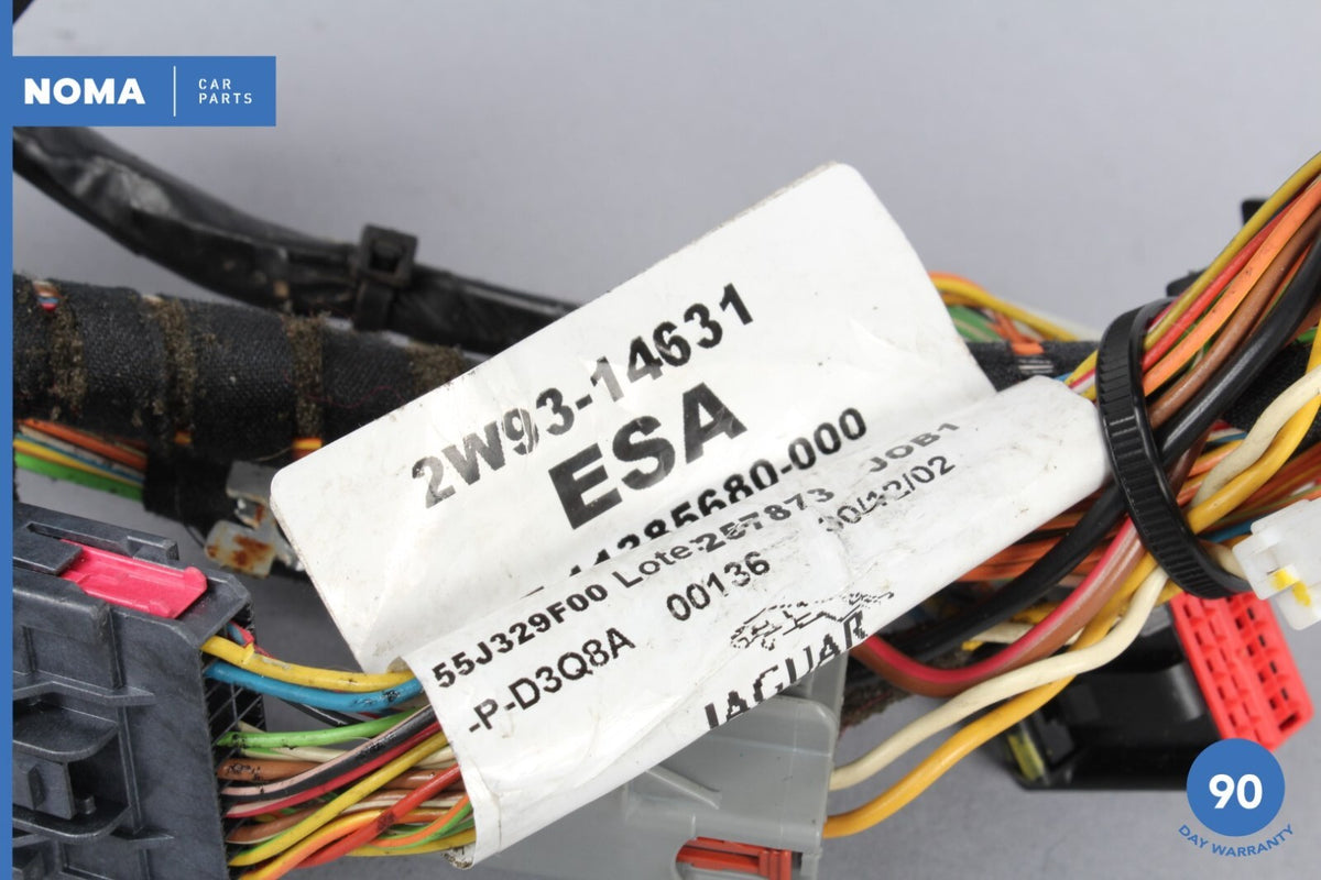 2004 Jaguar XJ8 XJR VDP X350 Front Left Driver Side Door Wiring Harness OEM - photo 14