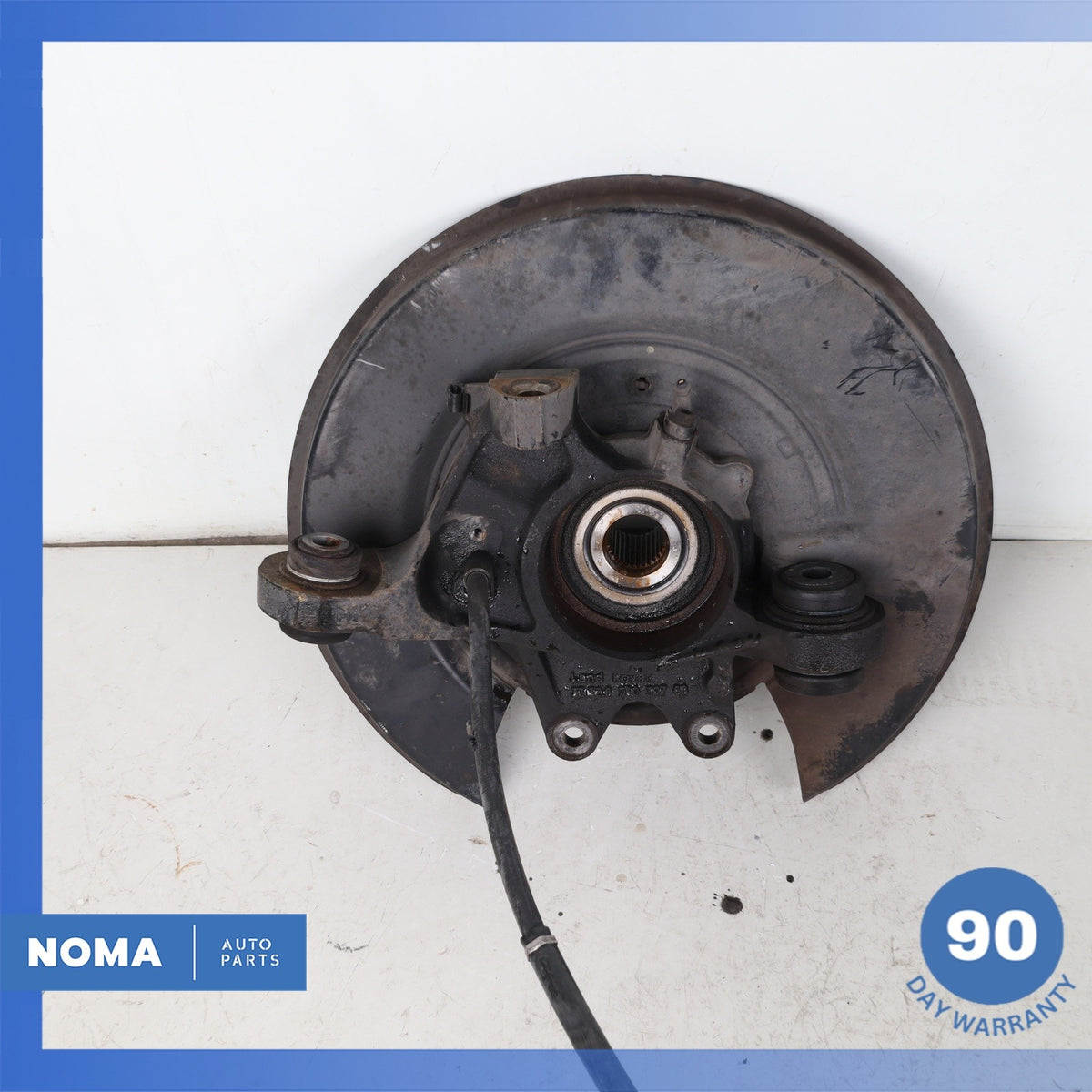 10-12 Land Rover Range Rover L322 Rear Left Spindle Knuckle Hub w/ Shield OEM - photo 9