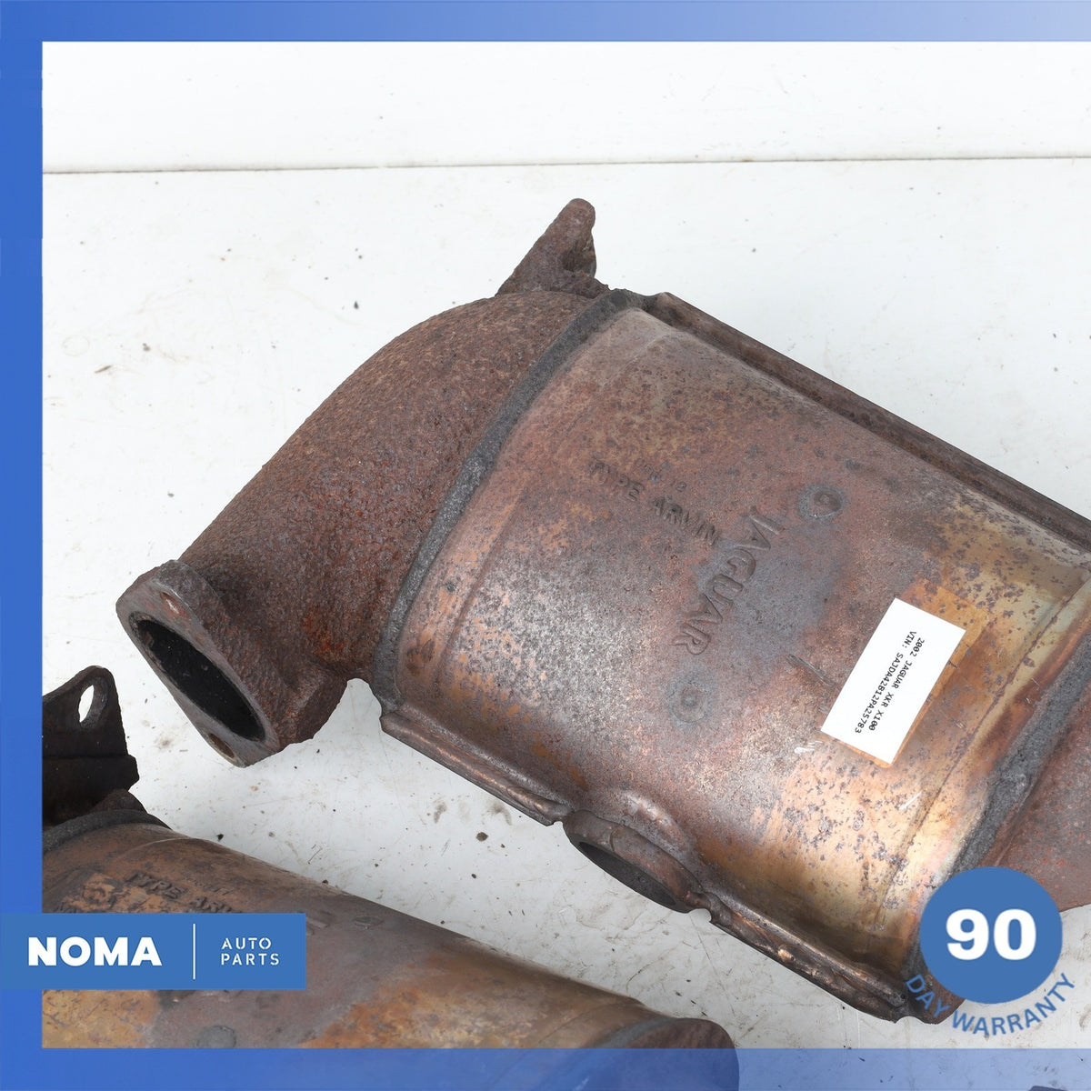 00-03 Jaguar X100 XKR XJR 4.0 S/C Left & Right Side Exhaust Downpipe Set OEM - photo 4