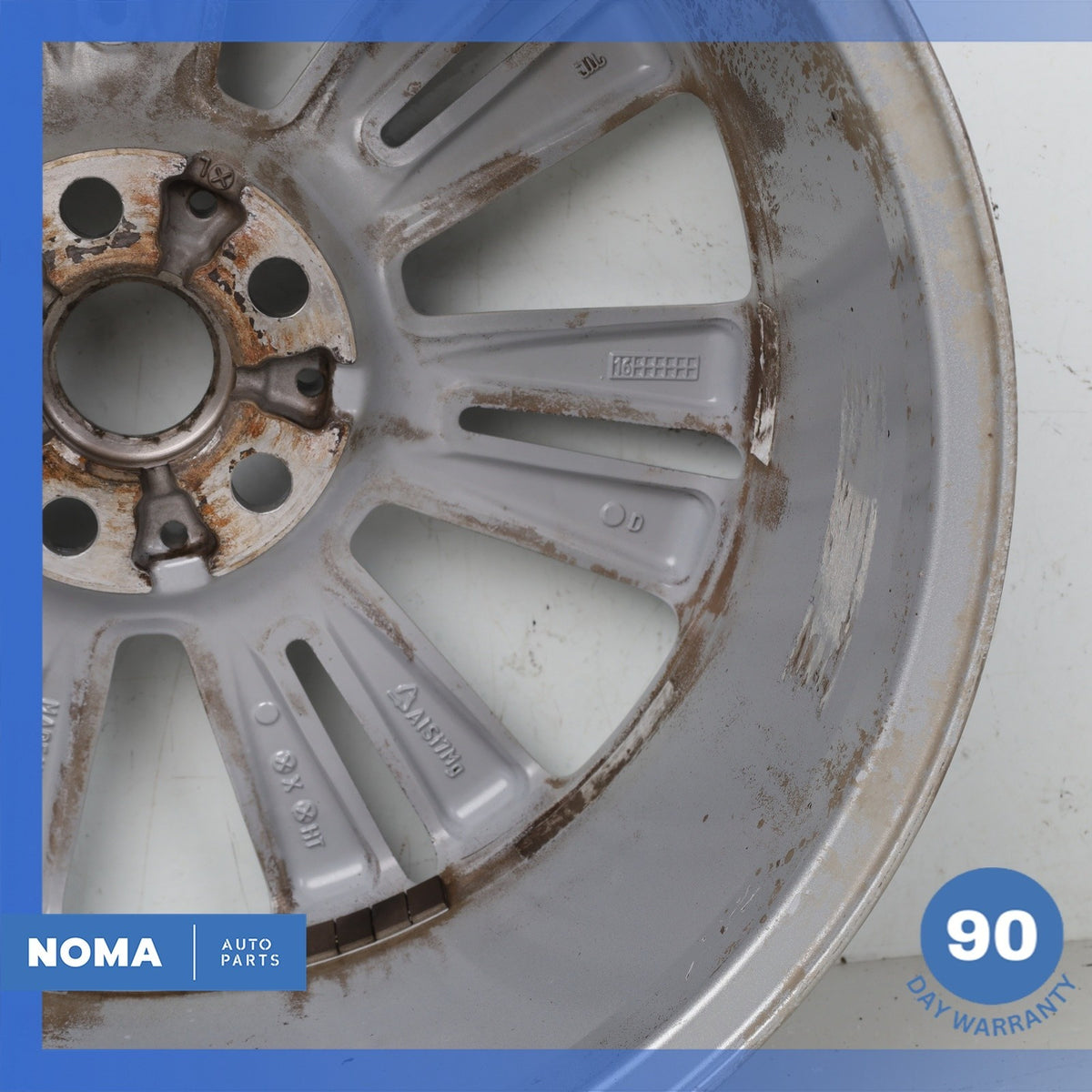 16-23 Jaguar X260 XF XE Chalice 9.5 x R18 18" Wheel Rim Silver T2H4952 OEM - photo 16