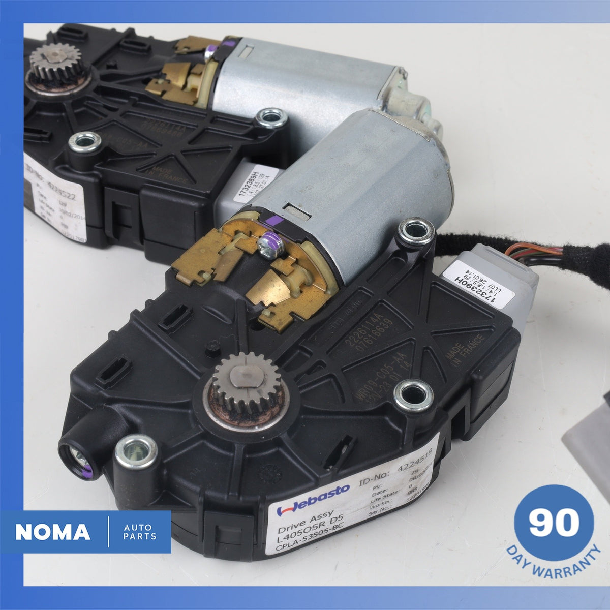 13-22 LR Range Rover Sport L494 Panoramic Sun Moon Roof Motor Set OEM - photo 4