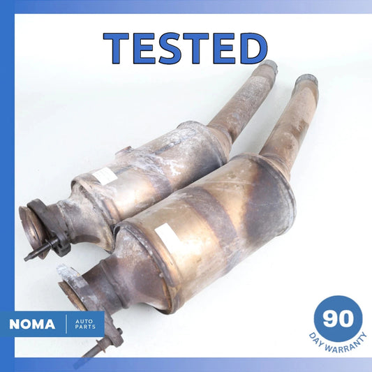 10-12 Jaguar X351 XJL XJ 5.0L Left & Right Side Exhaust Downpipe Set OEM - photo 1