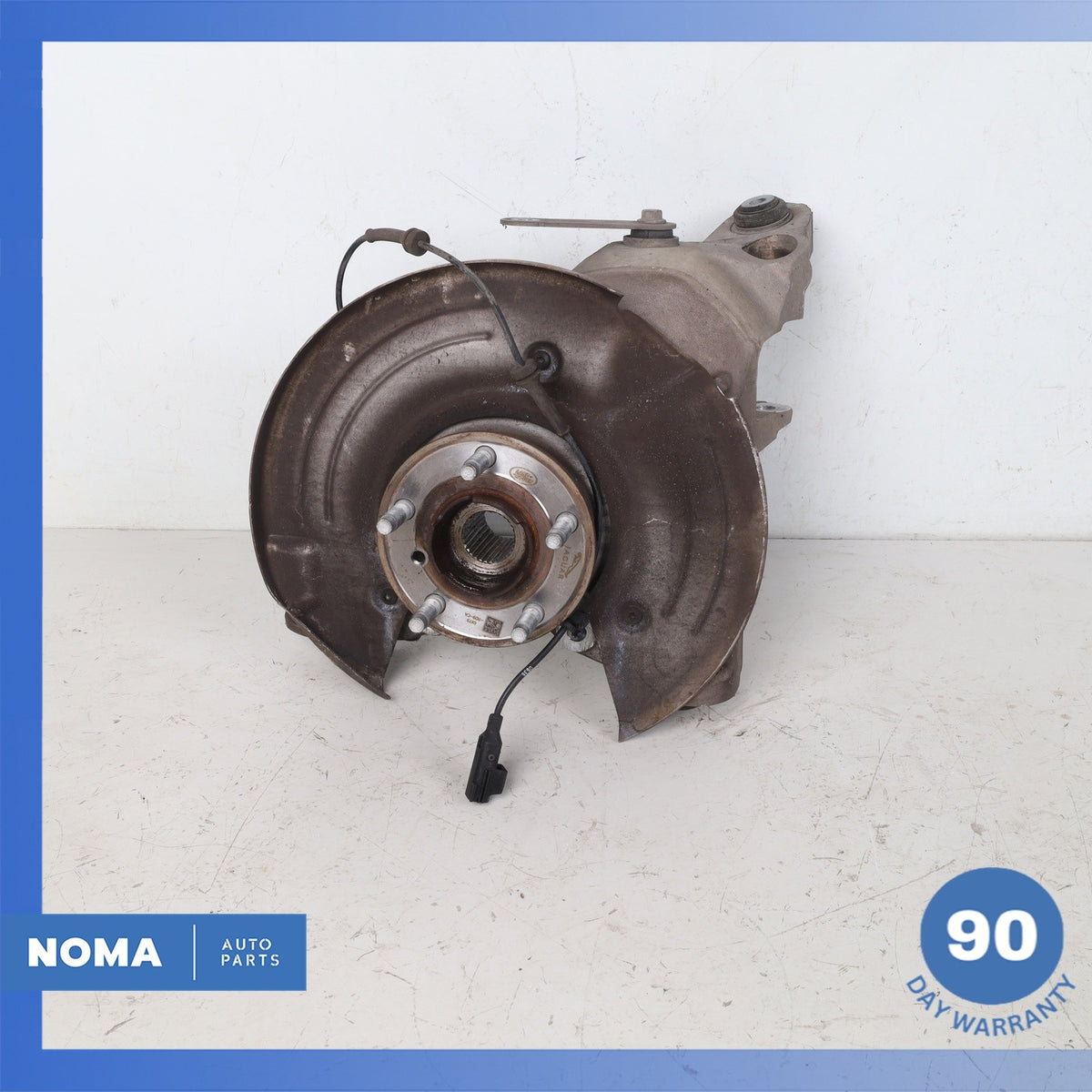 16-19 Jaguar X260 XF XE Rear Right Spindle Knuckle w/ Shield OEM - photo 2