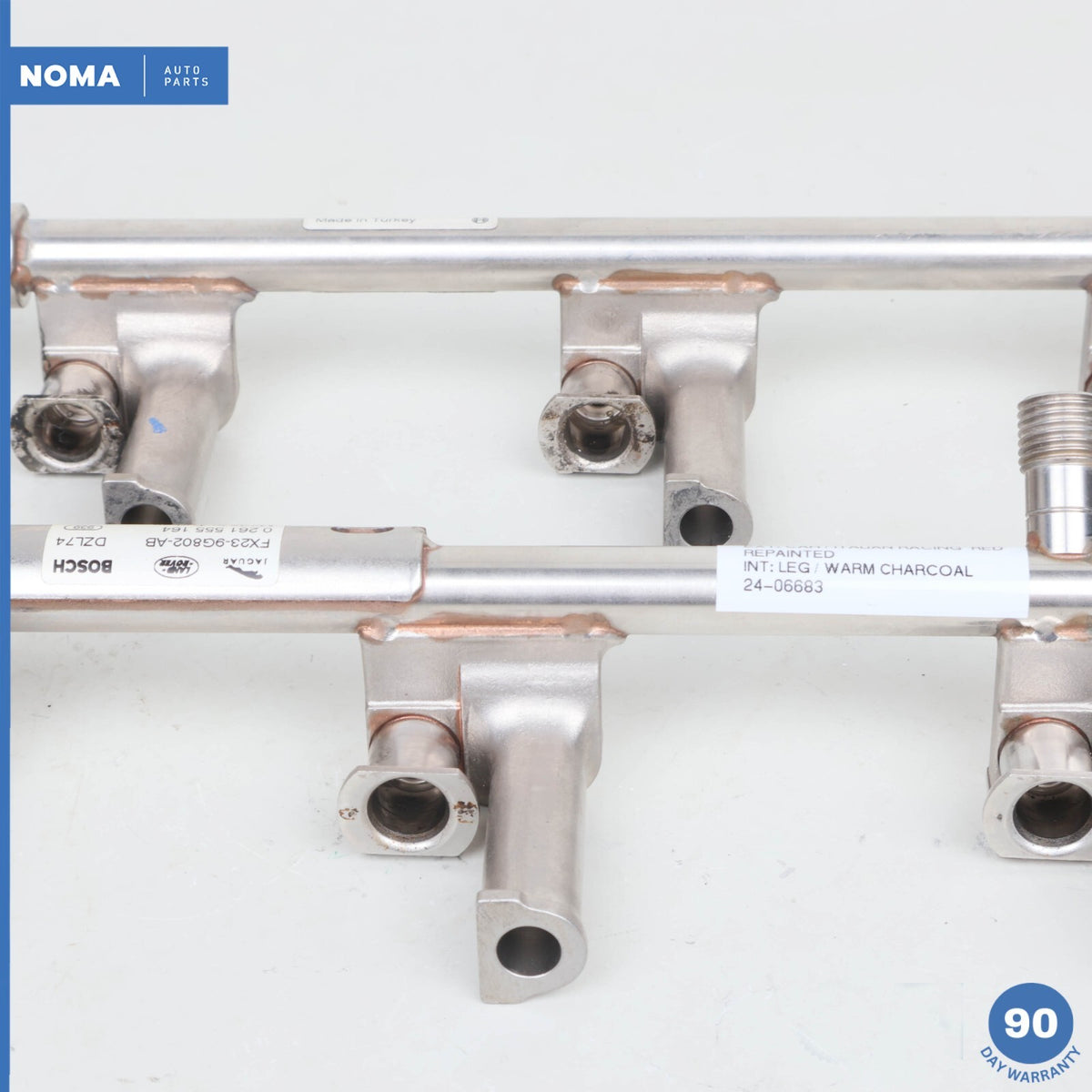 13-21 Jaguar X250 XF F-Type LR4 3.0 AJ126S Engine Fuel Injection Rail Set OEM - photo 3