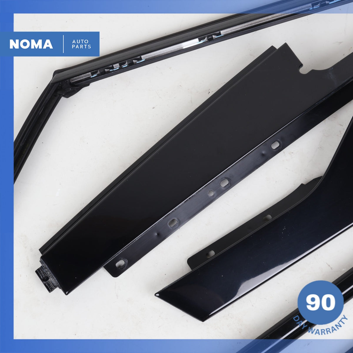 12-19 LR Range Rover Evoque L538 Rear Right Outer Door Window Molding Set OEM - photo 4