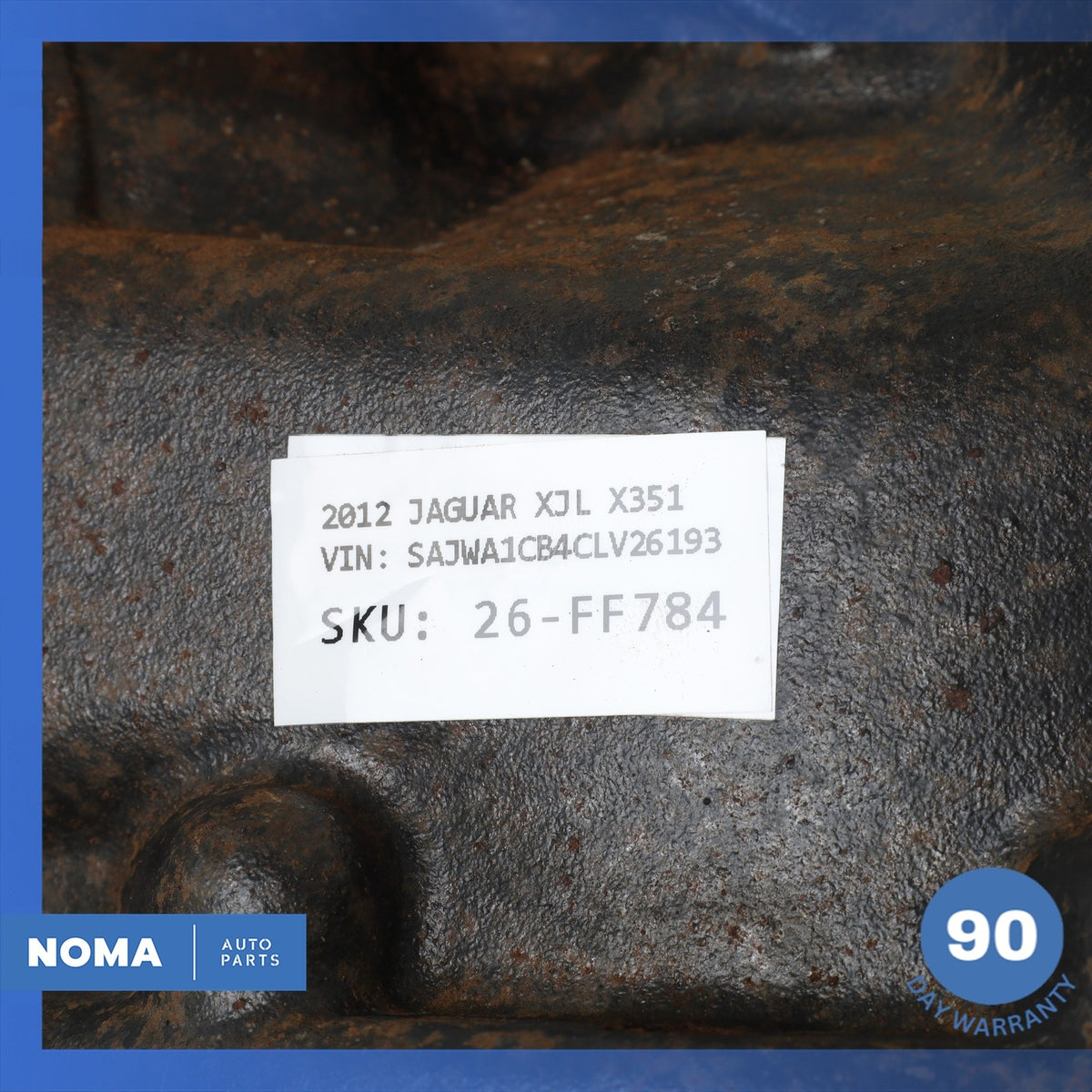 10-15 Jaguar X351 XJ XK XF Rear Differential Diff Axle Carrier 3.31 OEM 70k - photo 19
