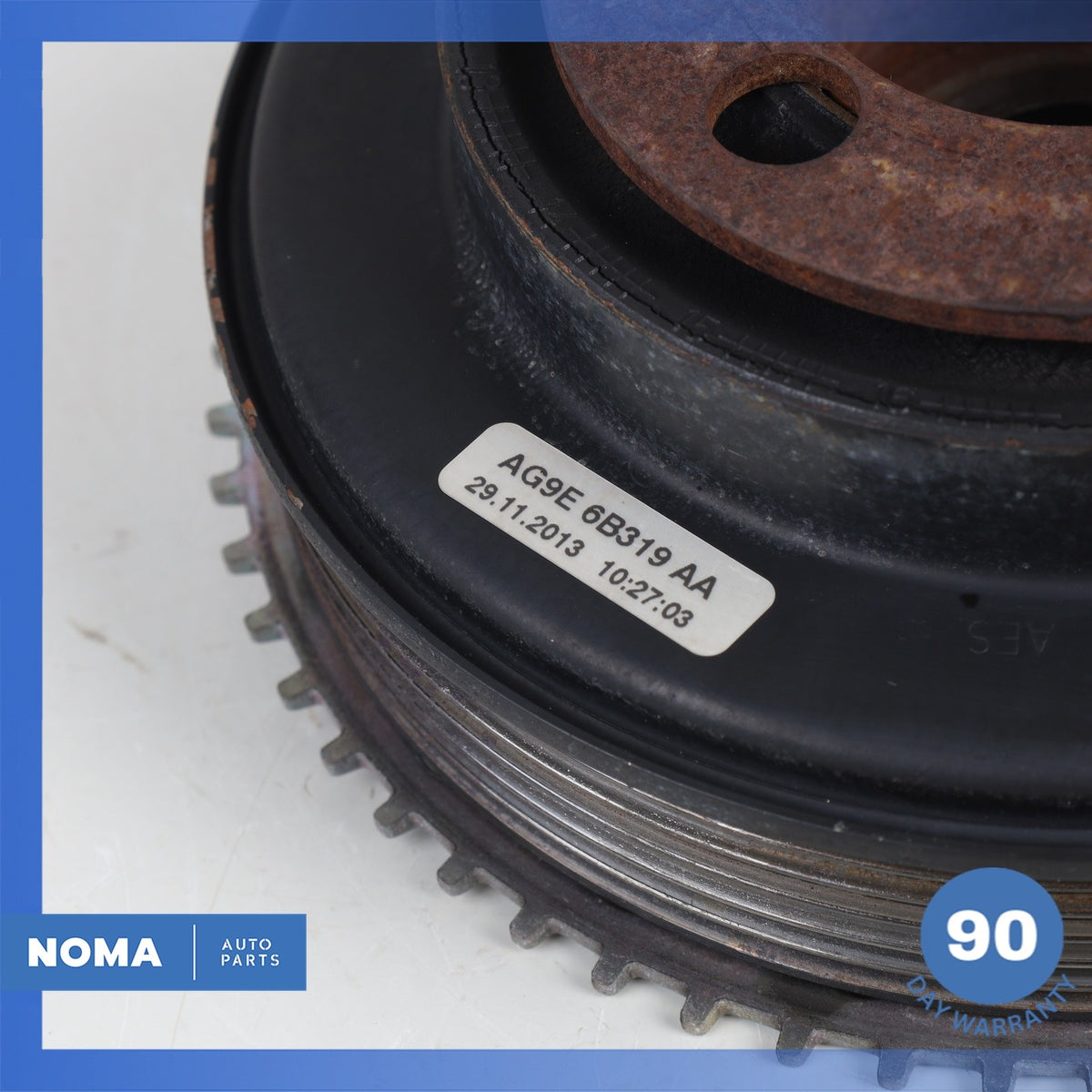12-17 Range Rover Evoque L538 Engine Crankshaft Balancer Pulley LR078547 OEM - photo 5