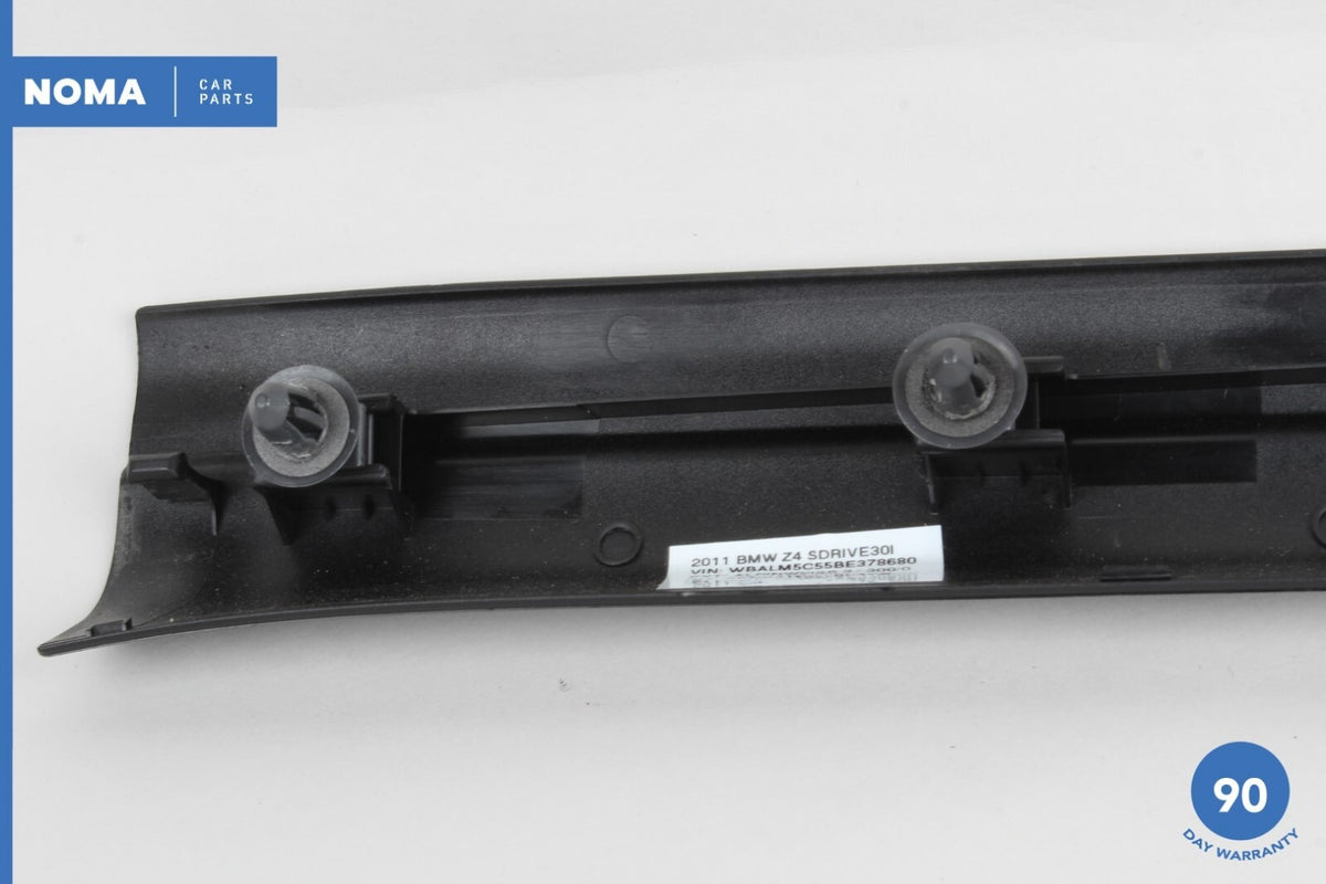 09-16 BMW Z4 E89 sDrive 30i Front Right Passenger Scuff Plate Entrance Trim OEM - photo 8