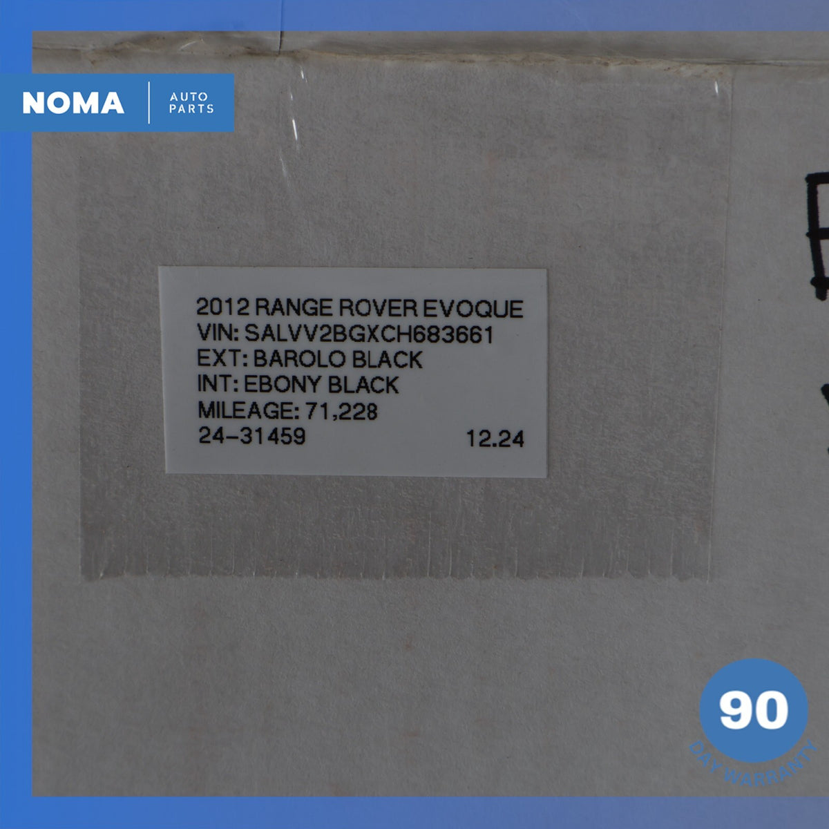 12-15 Range Rover Evoque L538 Engine Motor Room Compartment Wire Harness OEM 71k - photo 24