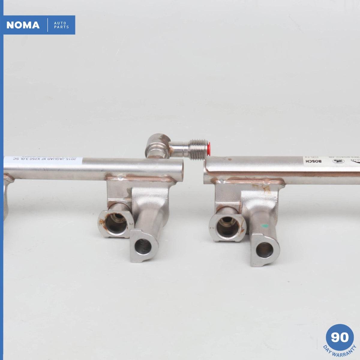 13-21 Jaguar X250 XF Range Rover 3.0 AJ126S Engine Fuel Injection Rail Set OEM - photo 3