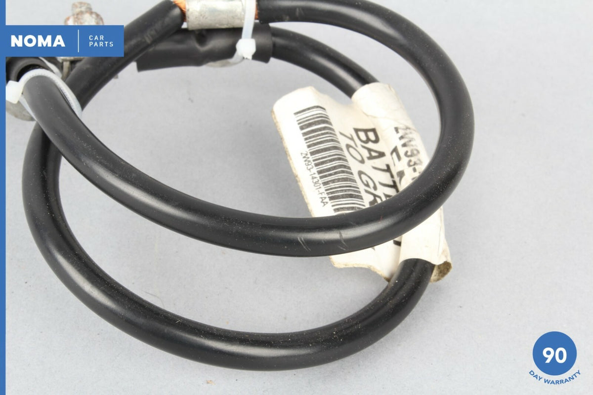 04-09 Jaguar XJR XJ8 VDP X350 X358 Battery Earth Terminal Negative Cable OEM - photo 3