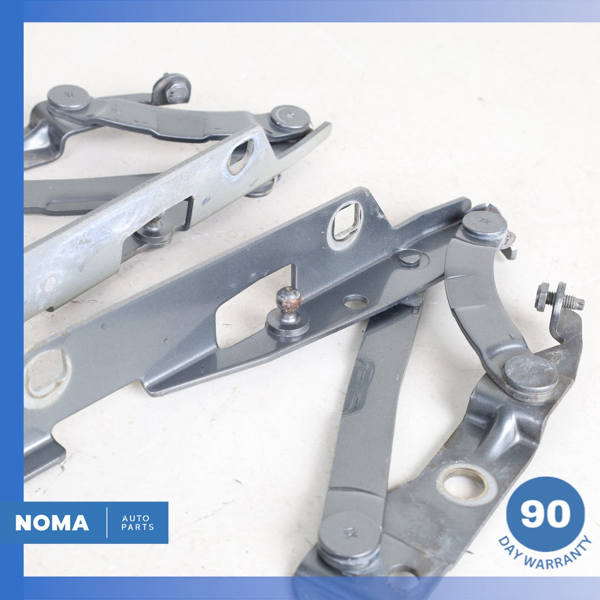 97-06 Jaguar X100 XKR XK8 Left & Right Trunk Boot Hinge Set of 2 Gray OEM - photo 4