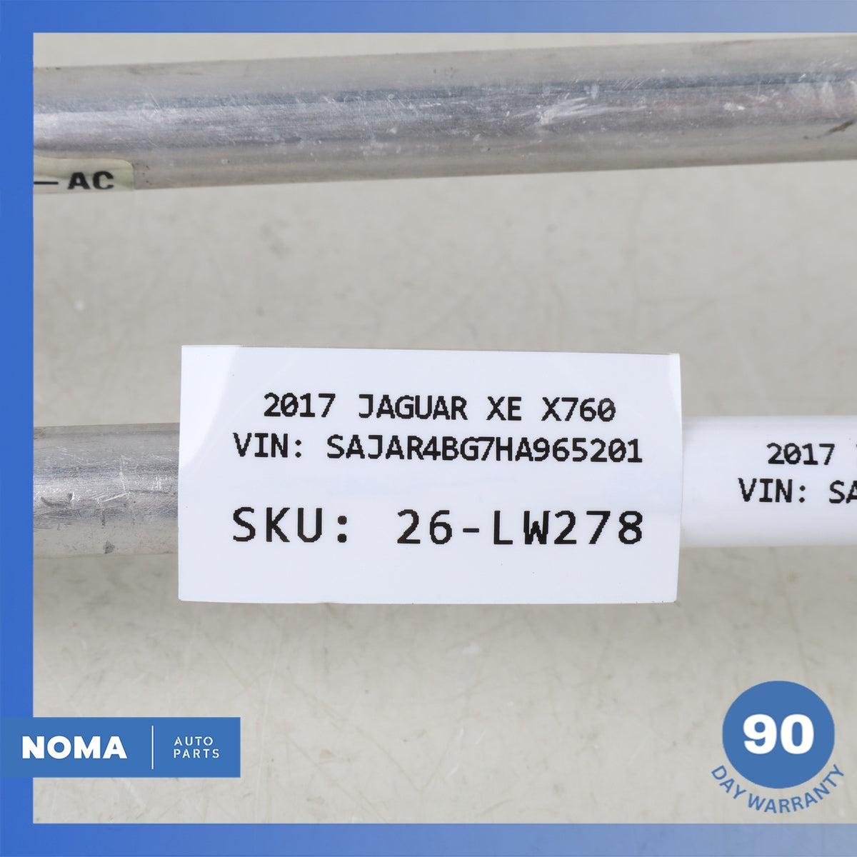 16-20 Jaguar X760 XE 2.0L Automatic Transmission Oil Cooler Hose Line Set OEM - photo 13