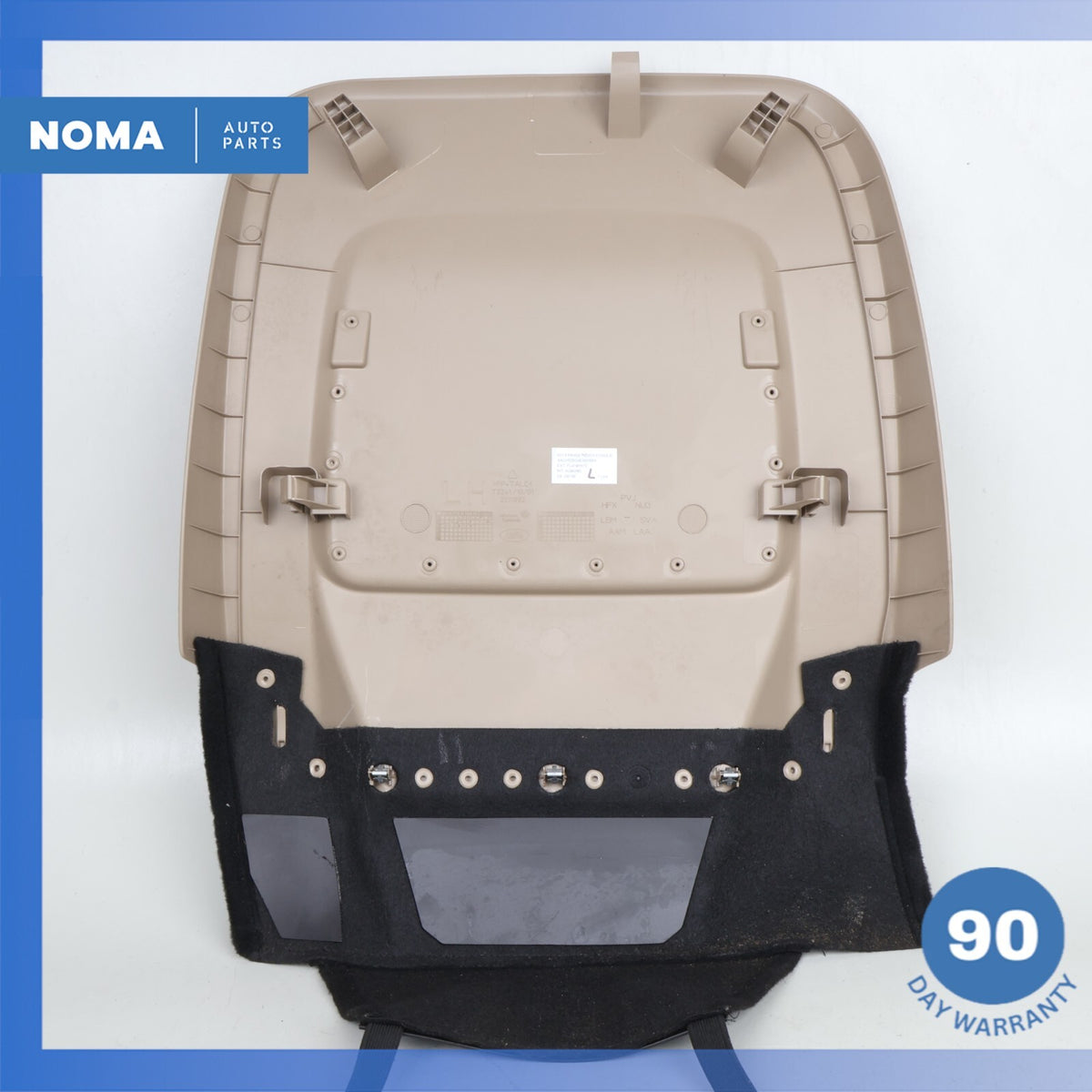 12-15 Range Rover Evoque L538 Front Left Driver Seat Back Panel Cover OEM - photo 10