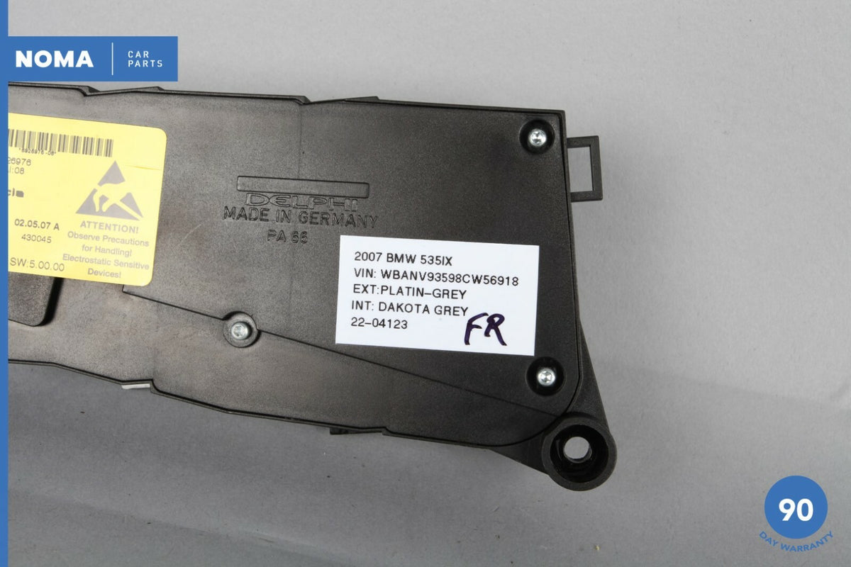 04-10 BMW 535xi E60 Front Right Side Power Seat Adjustment Control Switch OEM - photo 6