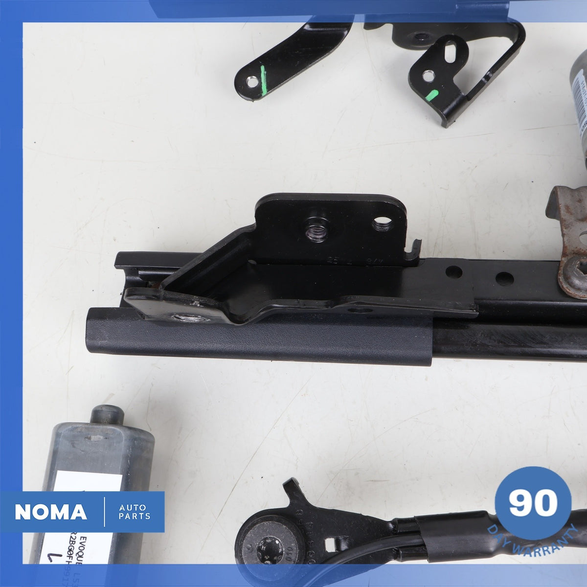 12-17 Range Rover Evoque L538 Front Left Side Seat Rail Motor Set w/ Buckle OEM - photo 8
