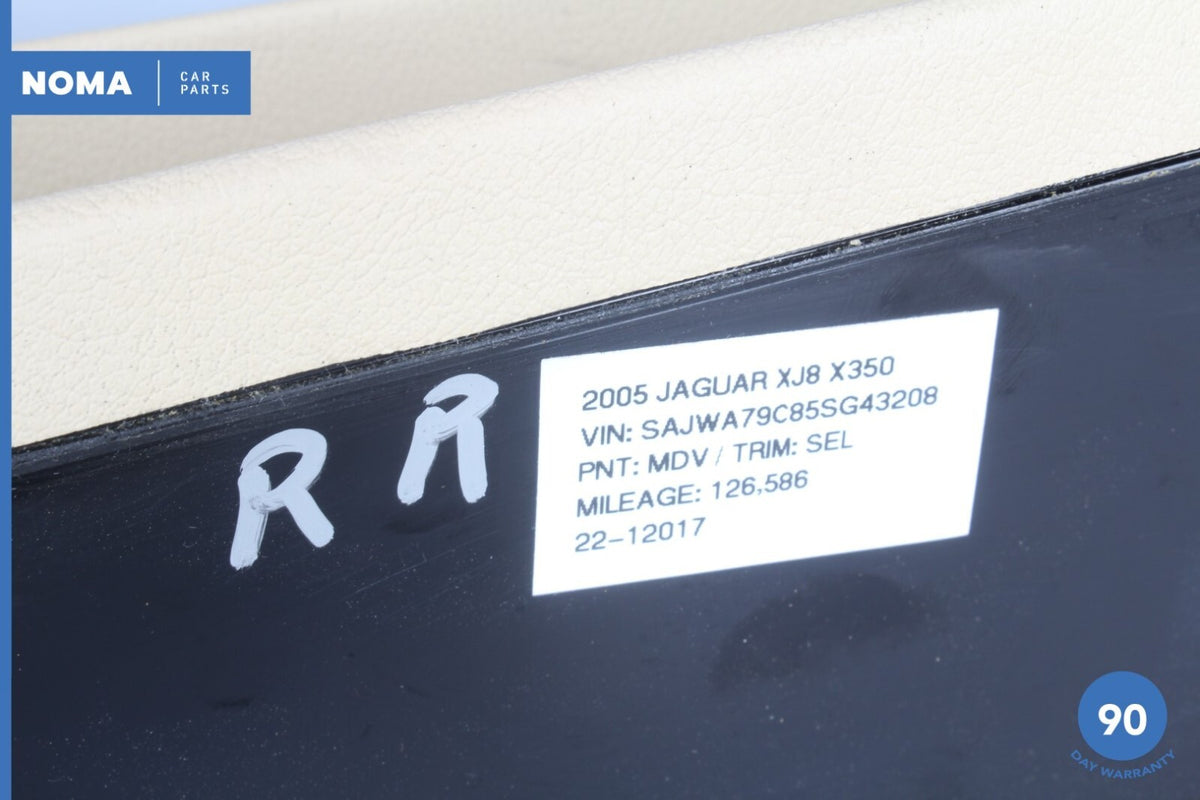 04-07 Jaguar XJ8 VDP X350 LWB Rear Right Side Interior Door Panel Pocket OEM - photo 11