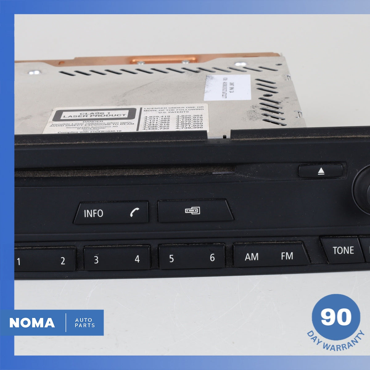 05-08 BMW E85 Z4 X3 Audio Radio Receiver Head Unit AM FM Player 9190000 OEM - photo 3