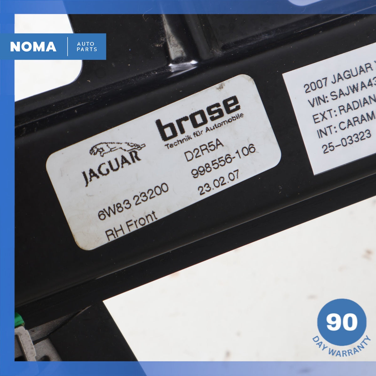 07-15 Jaguar X150 XK XKR XKR-S Right Side Door Window Regulator Motor OEM - photo 20