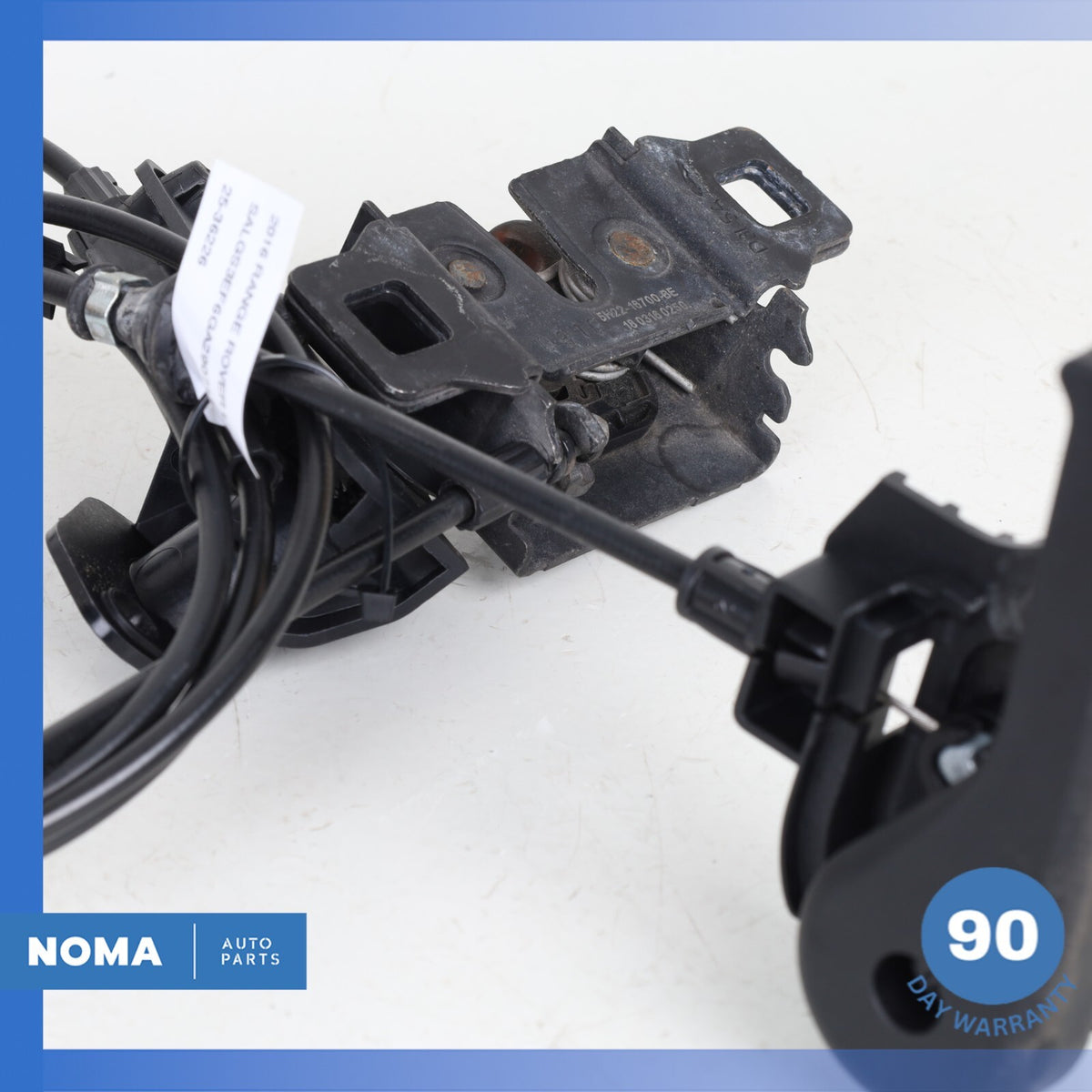 13-22 Land Rover Range Rover L405 Right & Left Hood Bonnet Lid Lock w/Cable OEM - photo 3