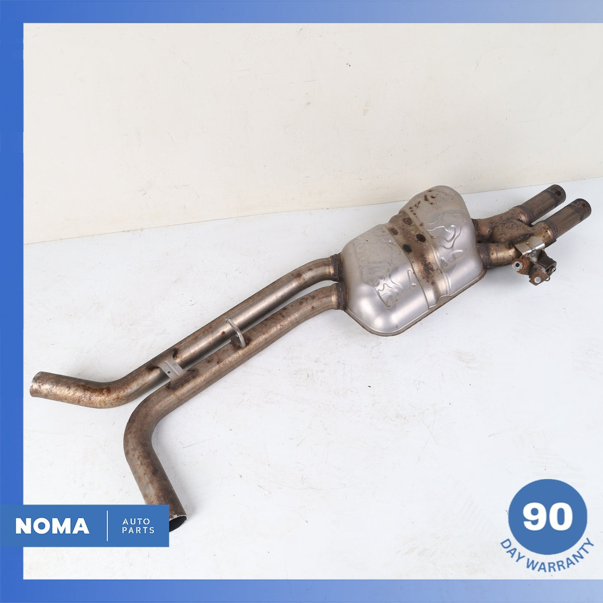14-18 Audi D4 A8 3.0L Center Exhaust Muffler Resonator Pipe 4H0253411C OEM - photo 10