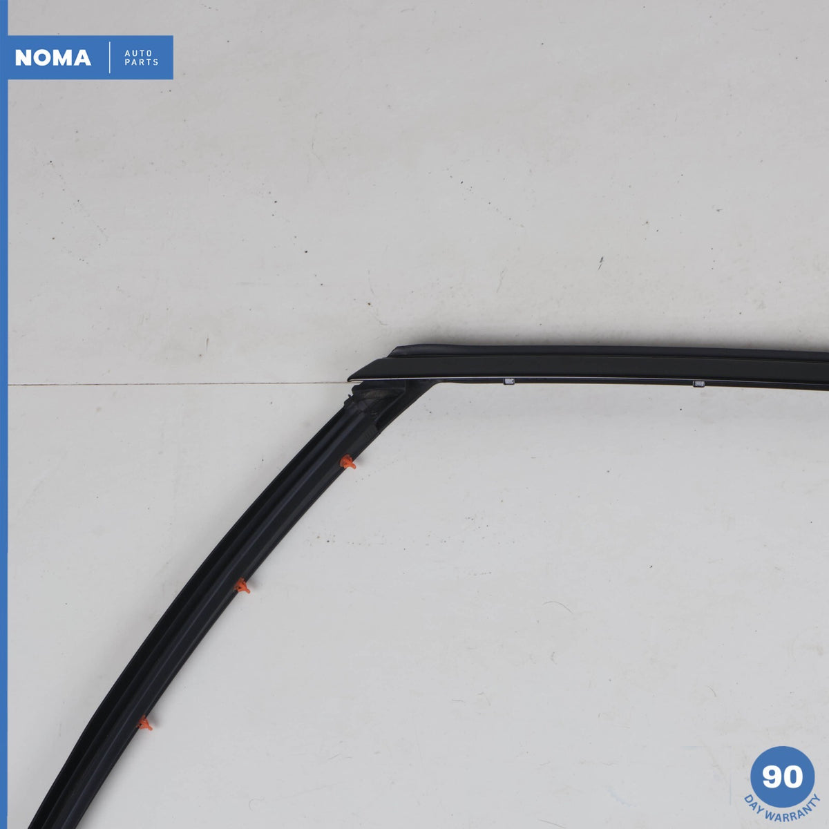 16-23 Jaguar X260 XF Sedan Rear Right Passenger Door Window Molding w/ Seal OEM - photo 5