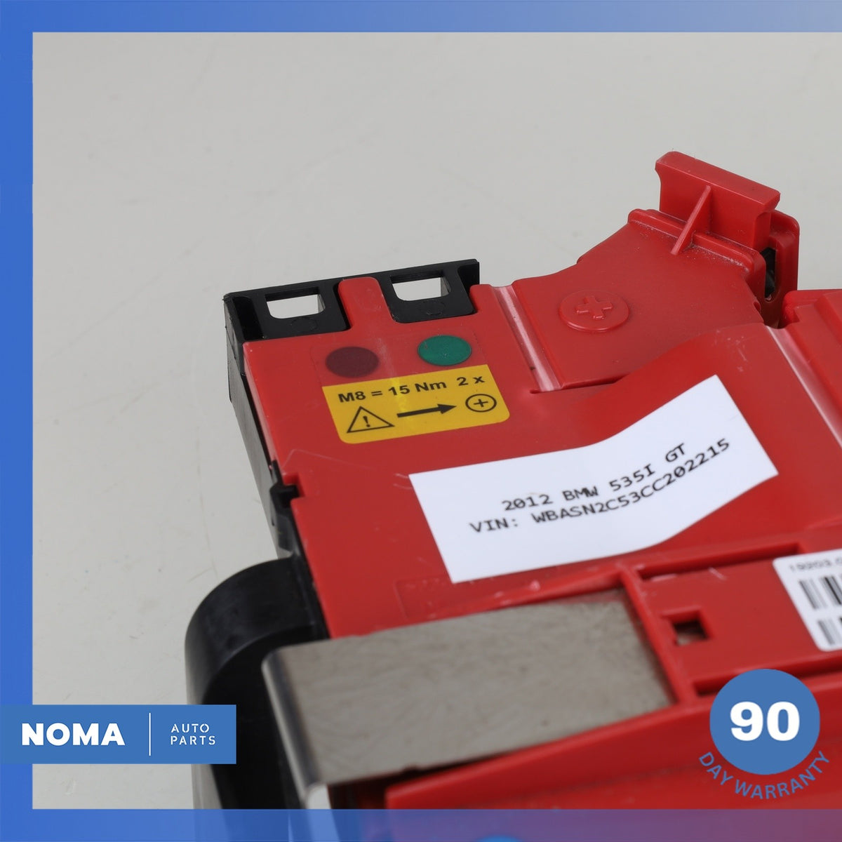 BMW F07 535i 550i GT Trunk Battery Distribution Fuse Box Terminal OEM - photo 8