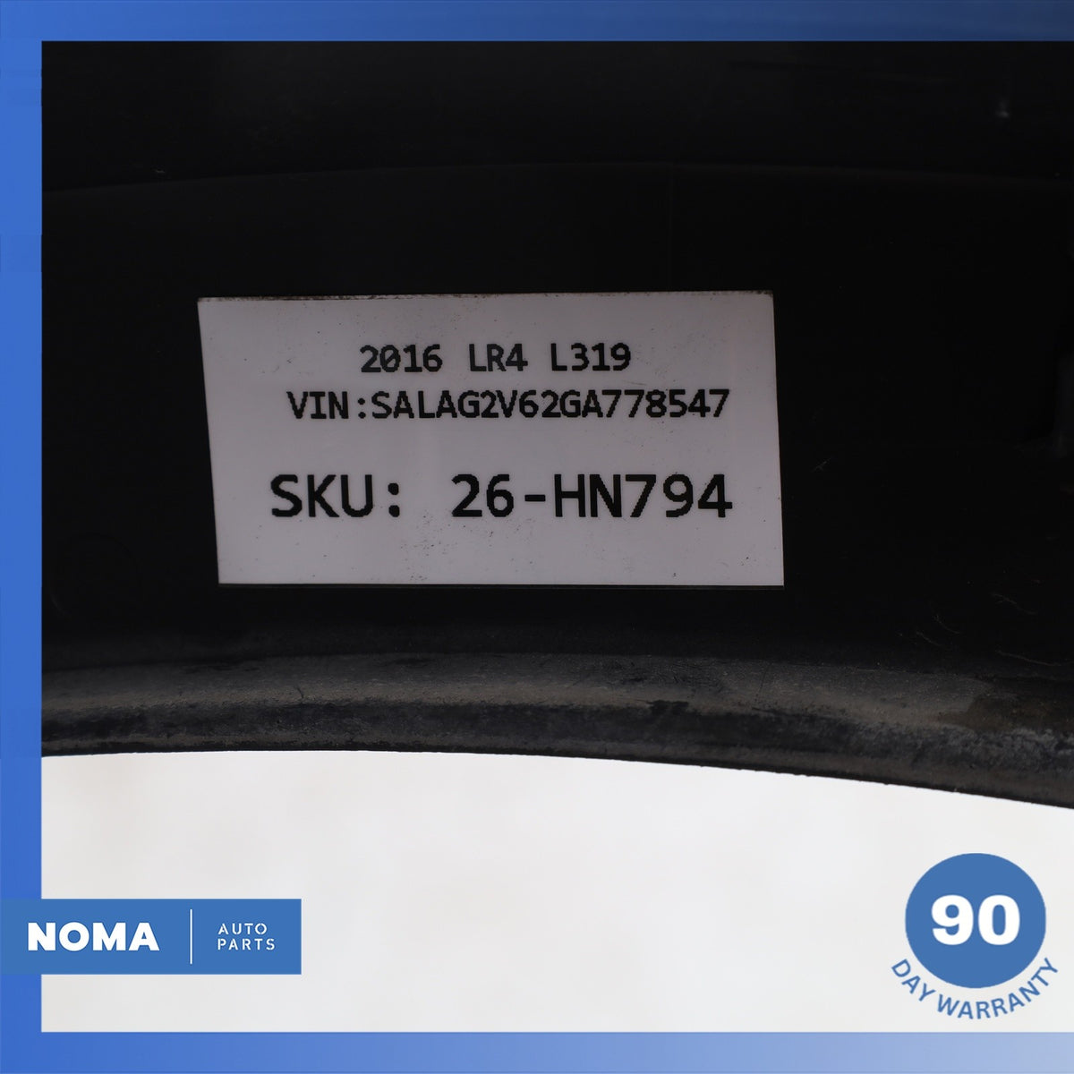06-13 Range Rover Sport L320 Rear Left Driver Quarter Wheel Arch Molding OEM - photo 11