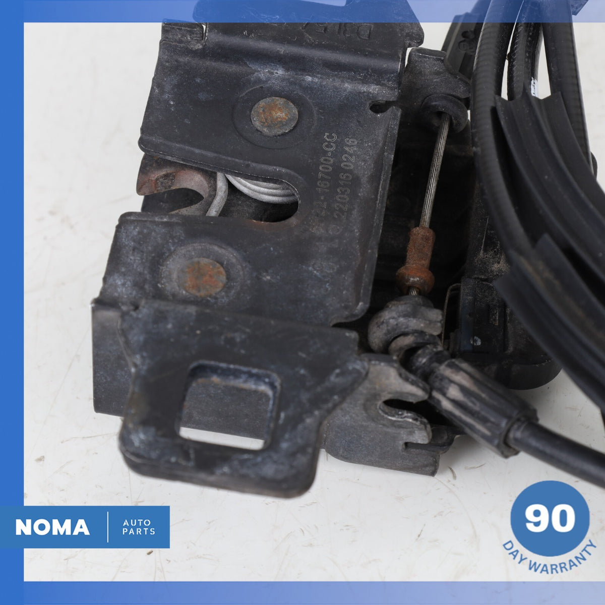 13-22 Land Rover Range Rover L405 Right & Left Hood Bonnet Lid Lock w/Cable OEM - photo 13