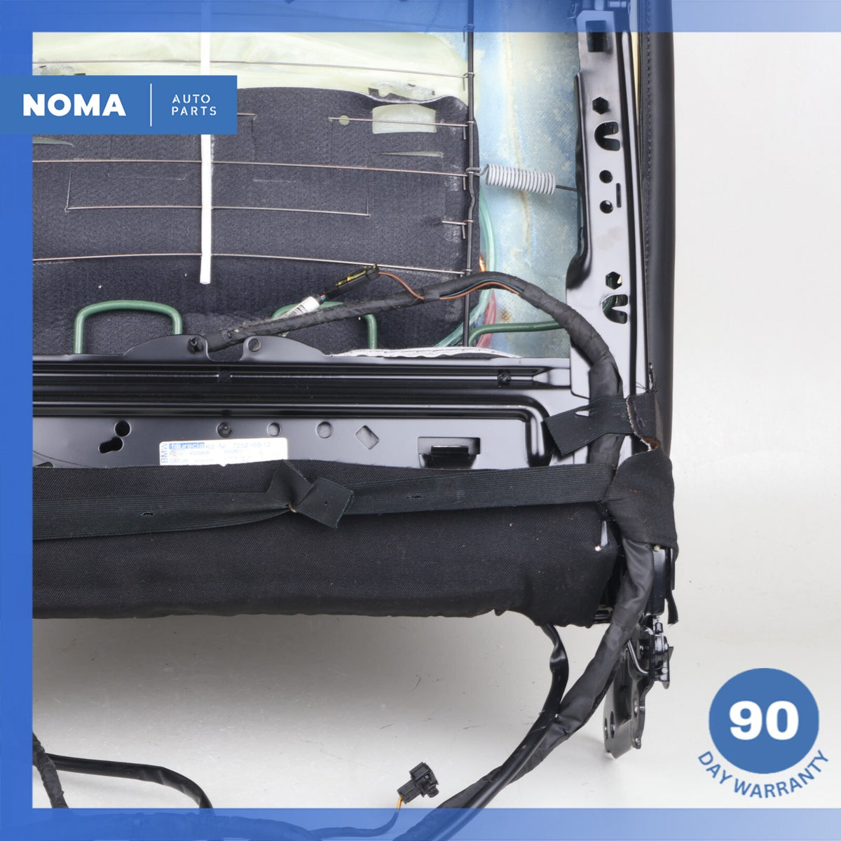 10-13 BMW F10 550i Front Right or Left Top Upper Seat Cushion Nappa Black OEM - photo 11
