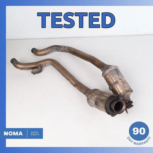 10-12 Jaguar X250 XF 5.0L Left & Right Side Exhaust Downpipe Set OEM - photo 1