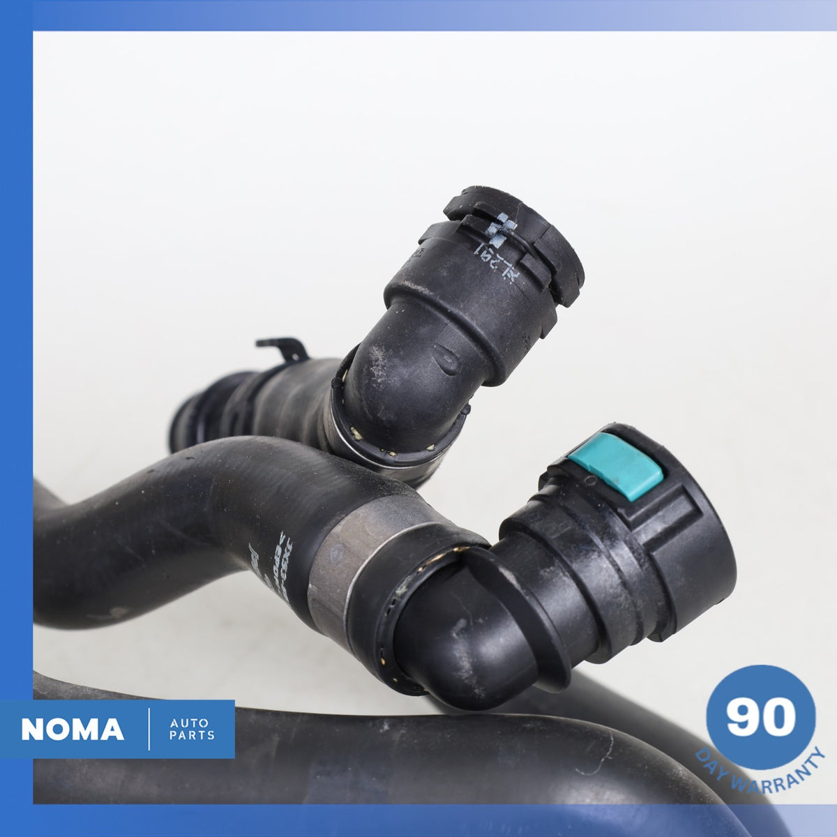 2021 Jaguar X152 F-Type A/C AC Heater Coolant Line Hose Set JX538B159AC OEM - photo 2