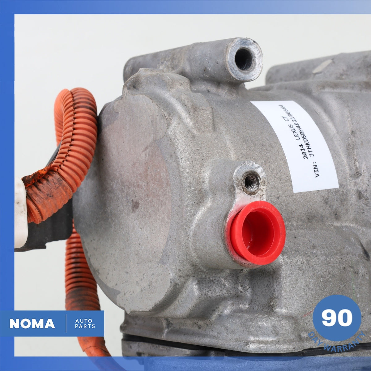 11-18 Lexus ZWA10 CT200h Prius Hybrid Electric AC A/C Air Compressor OEM - photo 4