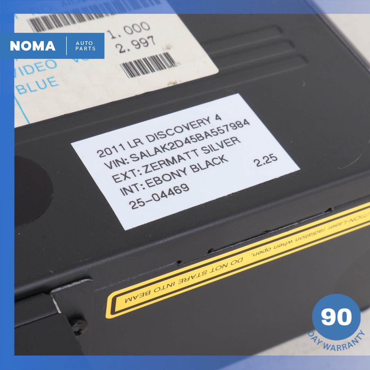 06-16 Land Rover L319 L320 LR4 Audio 6 Disc Player DVD CD Changer w/Magazine OEM - photo 17