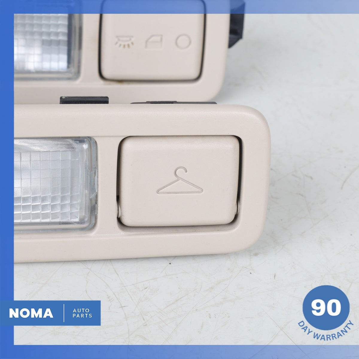 14-19 Range Rover Evoque L538 Rear Left & Right Dome Light Lamp Set Beige OEM - photo 2