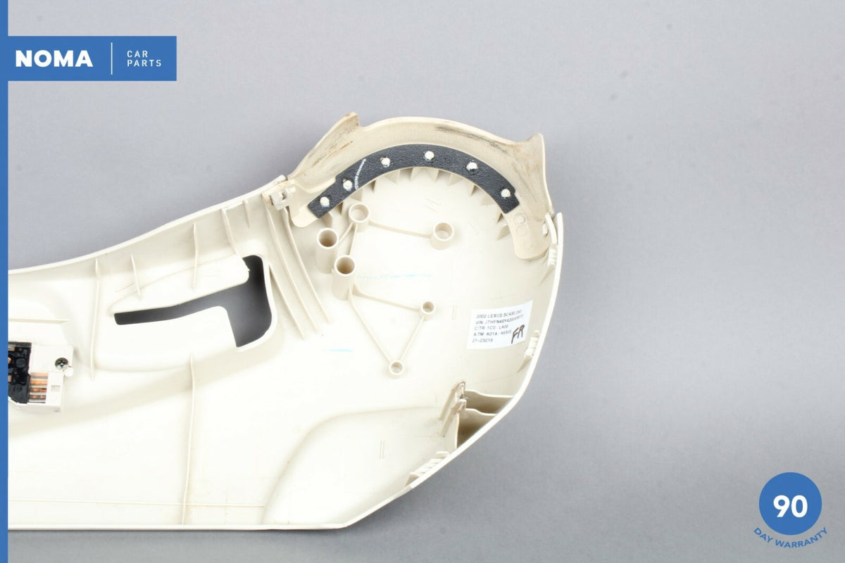 02-10 Lexus SC430 Z40 Front Right Passenger Side Seat Switch Cover Trim ECRU OEM - photo 7