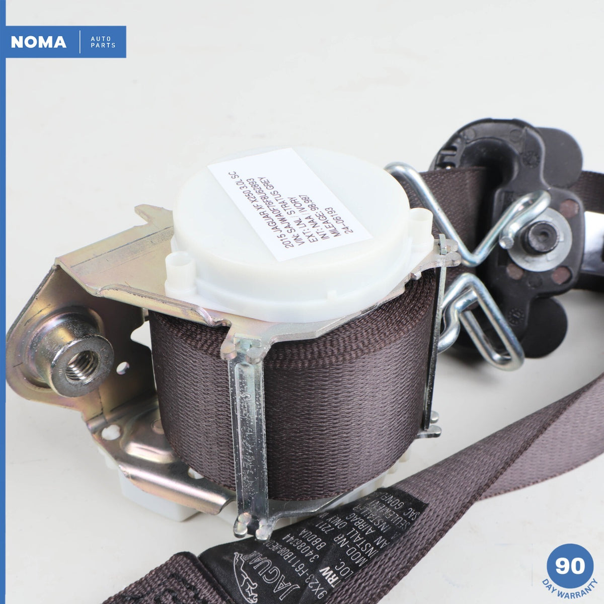 12-15 Jaguar X250 XF XFR Front Right Passenger Seat Belt Retractor Brown OEM - photo 17