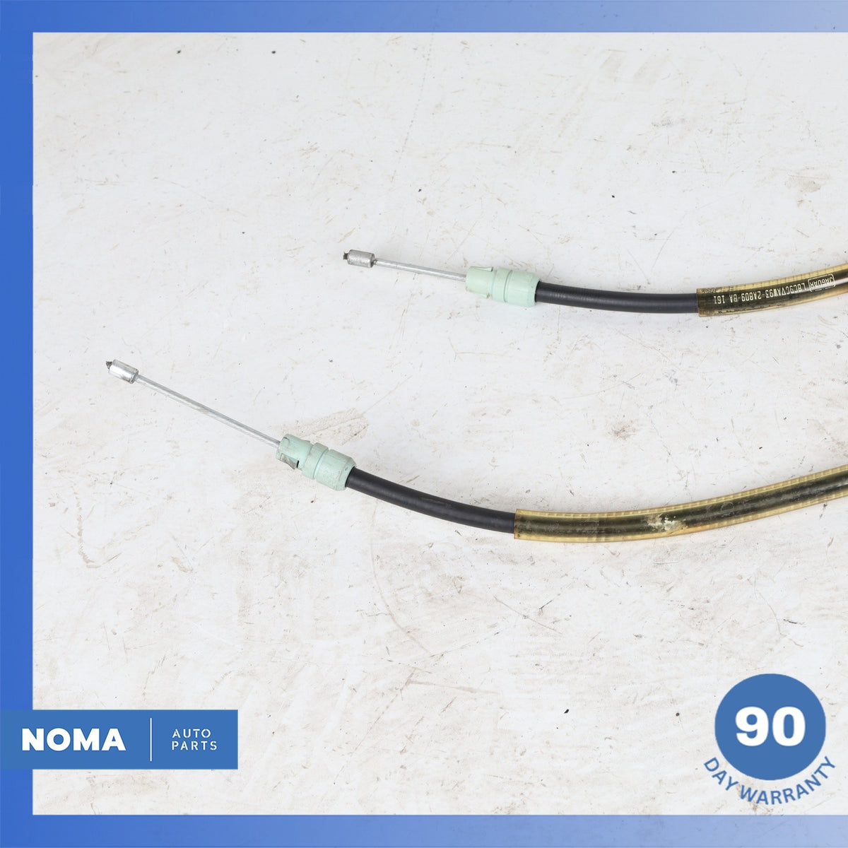 Jaguar X351 XJ Left & Right Side Parking Brake Cable Set AW932A635BA OEM - photo 4