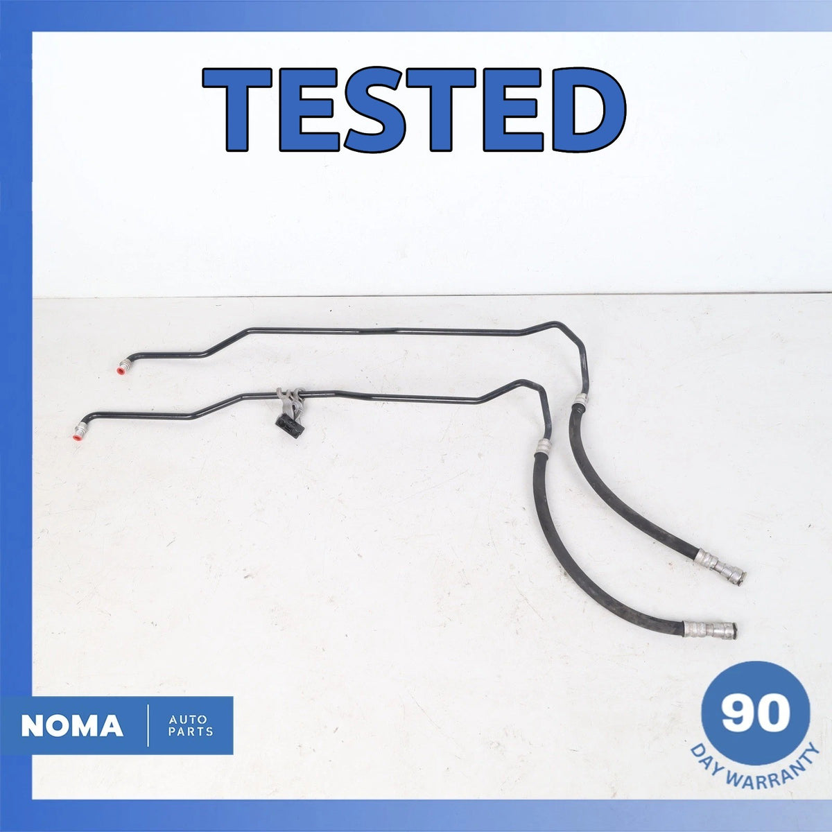 06-08 BMW E85 Z4 Transmission Oil Cooler Hose Line Set OEM - photo 1