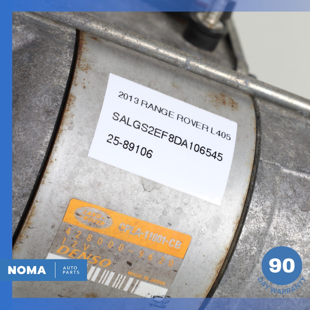 2013 LR Range Rover L405 Engine Motor Starter CPLA11001CB OEM - photo 12