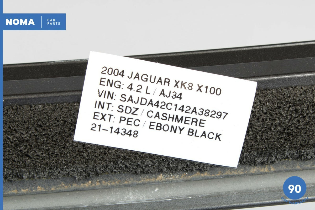 97-06 Jaguar XK8 X100 Front Right A Pillar Exterior Molding Weatherstrip OEM - photo 11