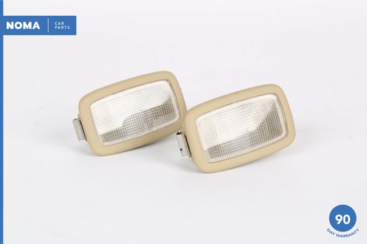 09-14 Hyundai Genesis Front Left Right Vanity Light Lamp Set of 2 Cashmere OEM - photo 1