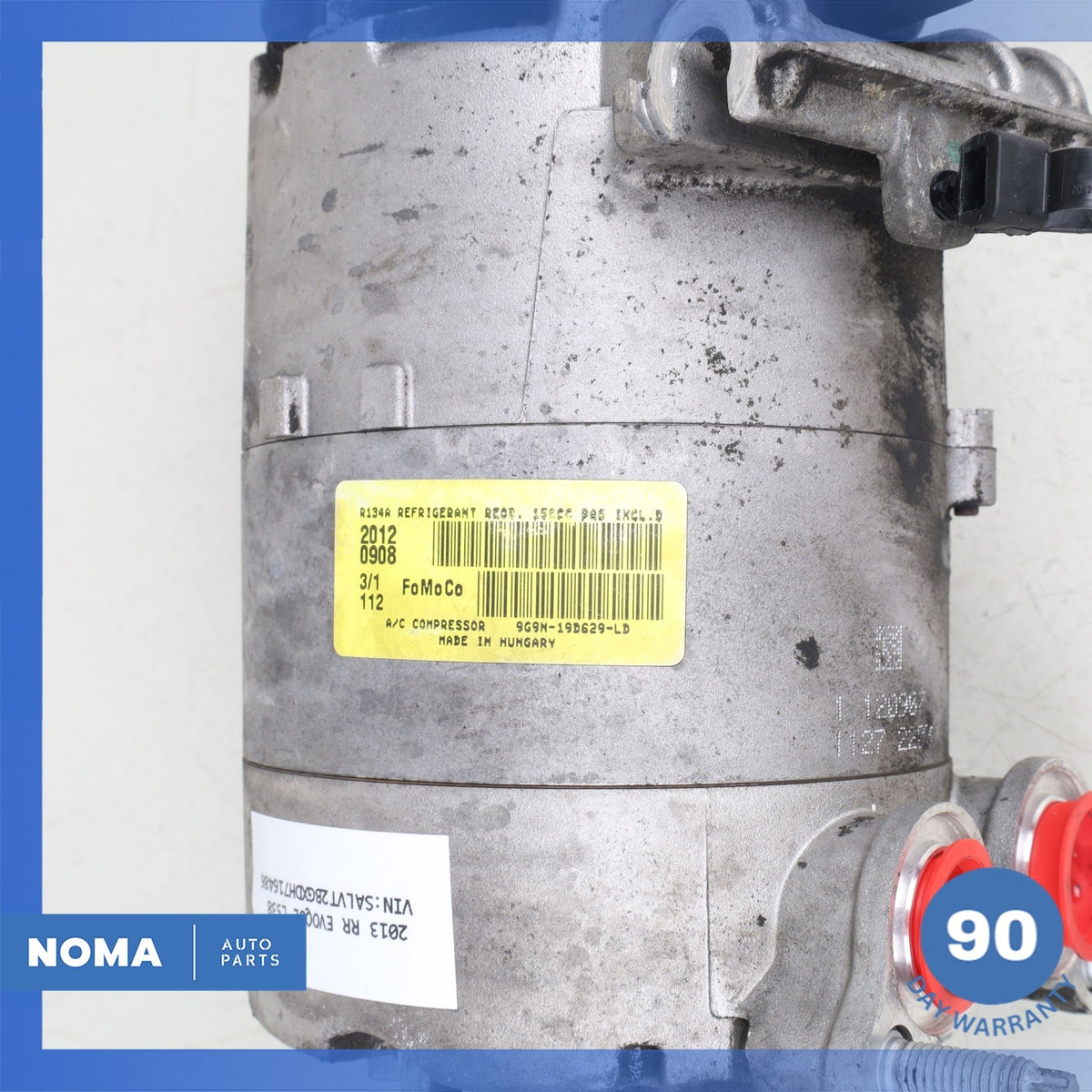 12-15 Range Rover Evoque L538 LR2 AC AC A/C Air Conditioning Compressor OEM - photo 7