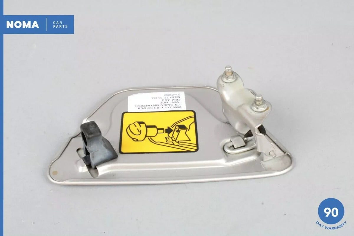 98-03 Jaguar X308 XJR XJ8 Fuel Filler Gas Tank Door Flap Lid Silver OEM - photo 4