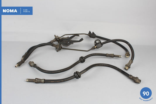 03-05 BMW Z4 E85 E86 Rear & Front Right & Left Side Brake Hose Line Set of 4 OEM - photo 1