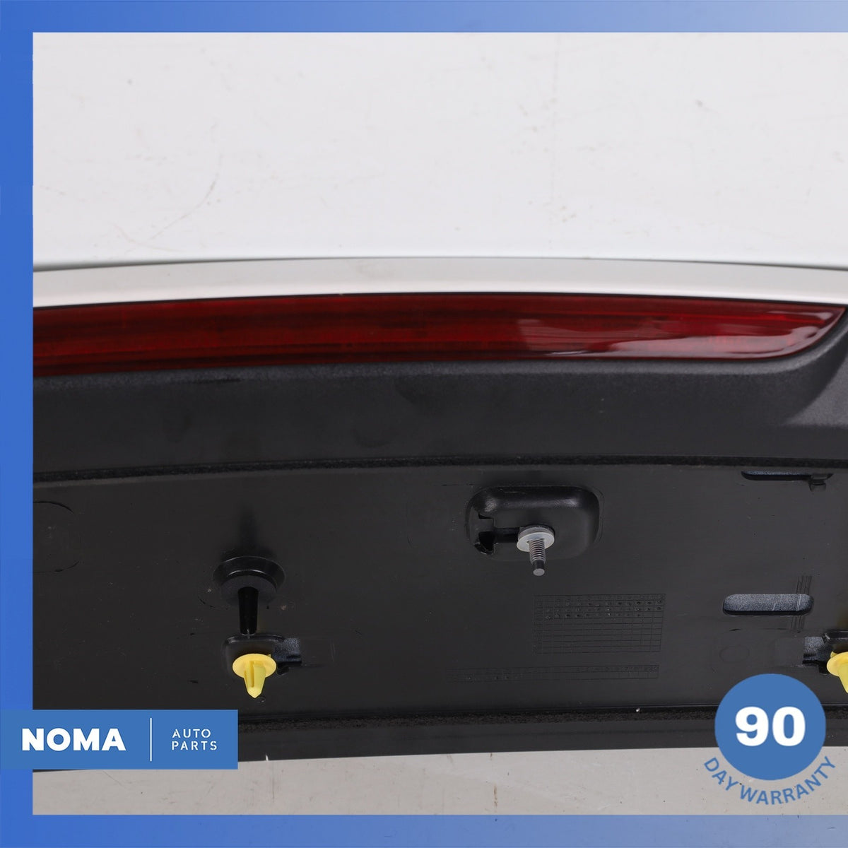 15-18 Audi 8U Q3 Rear Top Upper Lid Spoiler w/3rd Stop Lamp White OEM - photo 11